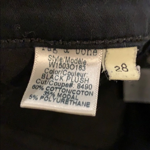 rag & bone Black Legging Jean - Picture 5 of 5